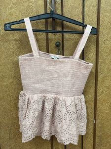 Cute Pink Peplum Top