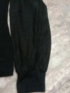 Black Long Sleeve Top