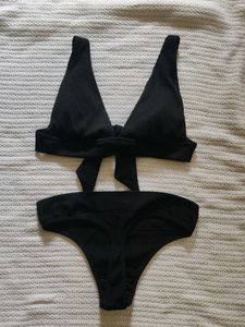 Black Two-Piece Swimsuit