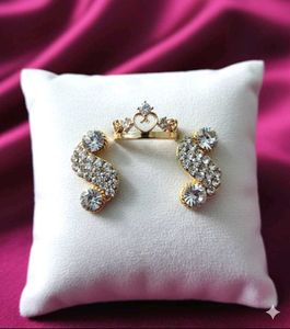 Crown Ring &amp; Crystal Ear Climber Set