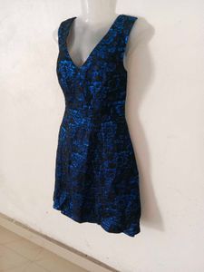 Blue sparkle Mini Dress