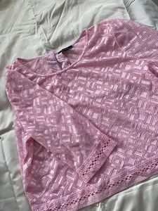 Pink Lace Top