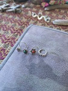 Boho Nose Rings (Set of 4) 925 silver
