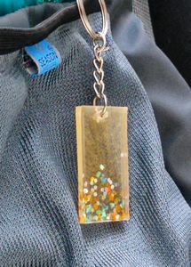 golden Resin keychain