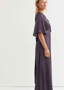 H&amp;M Mauve Purple V Neck dress(M)