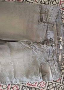 Gray Denim Jeans