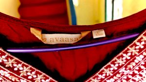 2 blackand  Maroon Embroidered Kurta