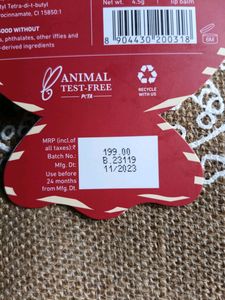 Plum Candy Melts Tinted Lip Balm Red Velvet Love