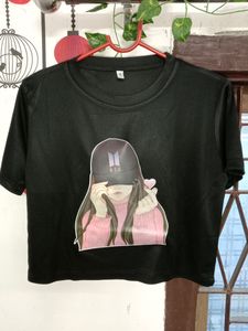 Black Crop Top