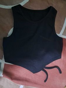 Black Crop Top