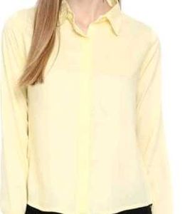 Yellow Button-Down Shirt
