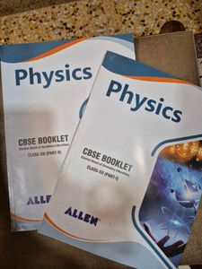 Allen Physics Cbse Booklets