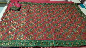 Wedding Wear Sari With Blouse