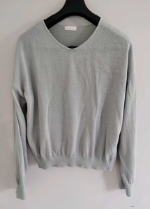 V-Neck Knit Sweater