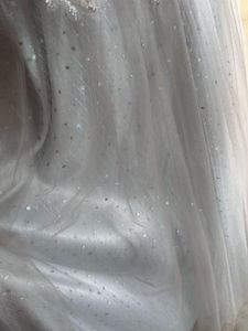 Grey Fully Sequined Gown