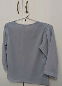 Formal Grey Top.