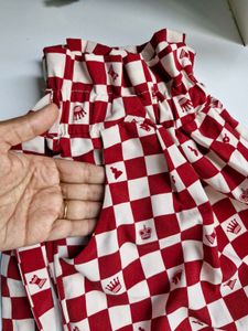 Women Pant Chess Board Design