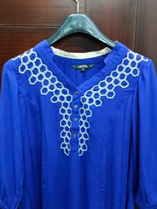 Bright Blue Kurti.