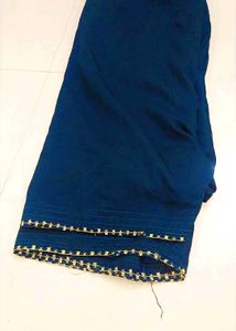 New Elegant Navy &amp; Gold Indian Dress