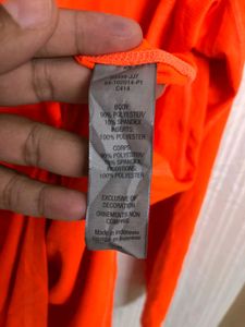 Champion Orange Long Sleeve T Shirt