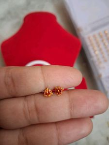 Beautiful New Orange Color Studs