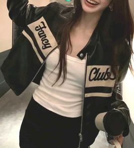 Statement Faux Leather Jacket.