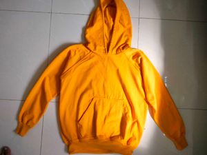 Oversized Yellow Hoodie For Men And Women