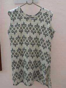 Printed Sleeveless Top