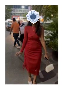 Elegant Red Midi Dress