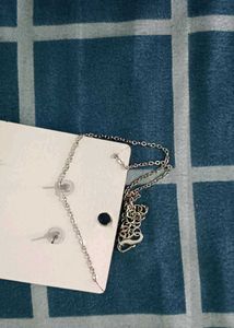 Heart Necklace &amp; Earring Set