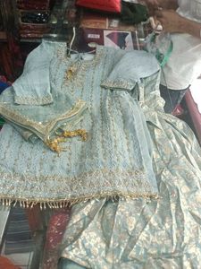 Elegant Embroidered Pakistani Suit
