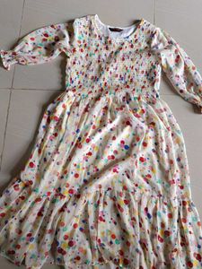 Colorful Polka Dot Dress