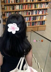 Floral Crochet Hair Clips - Handmade( only one pie