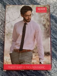 Cotton Blend Shirt And Trousers For Men