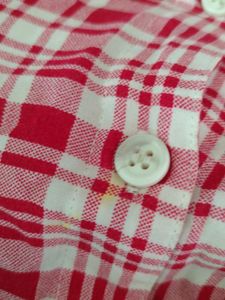 Red&amp; White checks Top (Women&#39;s)
