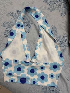 Floral Halter Neck Top