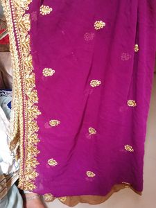 Elegant Purple Saree