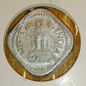 1972 5 Paise Extra Metal Error Coin