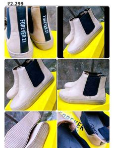 Beige Chelsea Boots - Forever 21