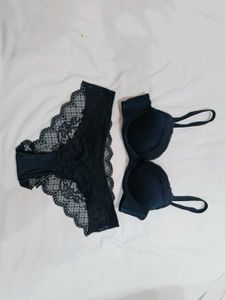 🇳🇿💫💗Black Bra Penty Hot Look Set