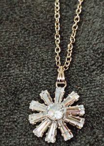 Floral Crystal Necklace