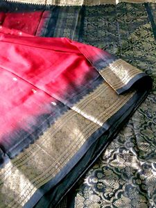 Pure Kanjivaram Silk Saree Without Blouse