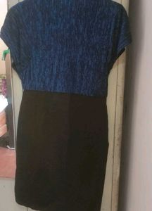 Stylish Blue &amp; Black Dress