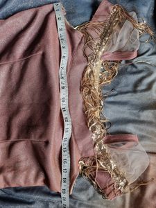 💥Long glitter fabric one peace  gown 💥