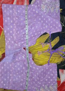 Ethnic Lavender Embellished Blouse