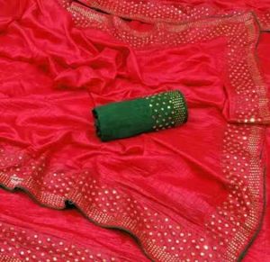 Festive Wear Sawan Special Saree...With Blouses