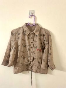 Brown Crop Top For Women