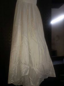 long Elegant white gown