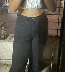 Baggy Black Denim Jeans