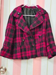 Pink&amp;Black Coat
